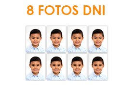 Opción 1: 8 Fotografías de tipo DNI
