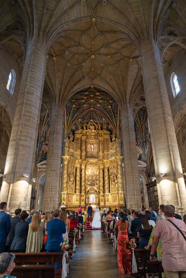 Boda celebrada en la Catedral de Logroño