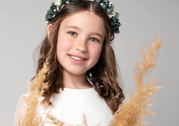 Retrato comunión niña