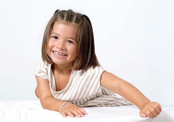 Fotografía infantil en estudio de Lucía