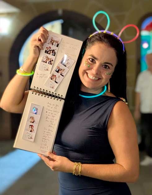 Atrezzo para fotomatón